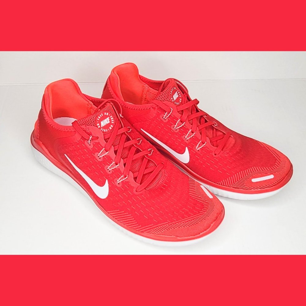 Nike Men's Free RN 2018 Speed Red Shoes
